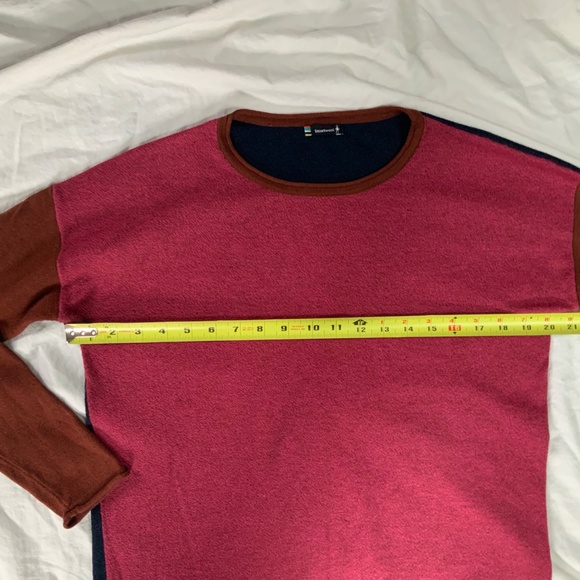 Women’s  Smartwool Sweater Colourblock (size large) - Picture 4 of 8